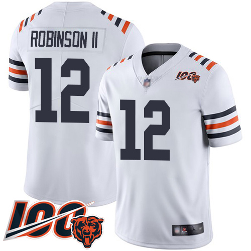 Chicago Bears Limited White Men Allen Robinson Jersey NFL Football #12 100th Season->women nfl jersey->Women Jersey